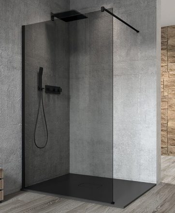 Sapho Gelco Vario Walk-In zuhanyfal 100x200 cm, sötétített üveg, keret nélkül GX1310