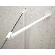   Sapho Gelco Vario Walk-In sarok merevítő 65 cm, matt fehér GX2015