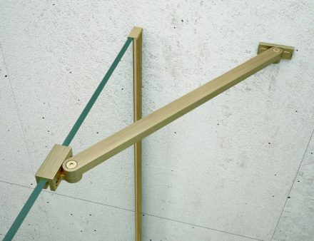 Sapho Gelco Vario Walk-In sarok merevítő 65 cm, matt arany GX2017