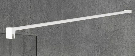Sapho Gelco Vario Walk-In merevítő 140 cm, matt fehér GX2215