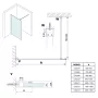 Sapho Gelco Vario HPL tábla 1200x2000 mm, matt fekete GX2612