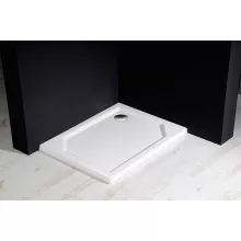   Sapho Gelco Sara öntött márvány zuhanytálca 110x75 cm, fehér HS11075