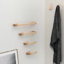 Sapho Himalaya fali bambusz törölközőtartó 300x69 mm természetes bambusz kivitelben.