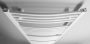 Aqualine Orbit íves fürdőszobai radiátor 75x168 cm, fehér ILO67T