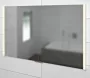 Sapho Integra falba építhető 2 ajtós tükrös szekrény 105,5x70x16,5 cm, LED világítással, szürke IN105