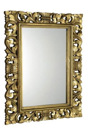 Sapho SCULE keretes tükör, 70x100cm, Arany Antique (IN163)
