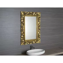 SCULE keretes tükör, 80x120cm, Silver Antique (IN316)