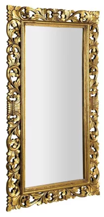 Sapho Scule keretes fürdőszobai tükör 80x150 cm, arany IN338