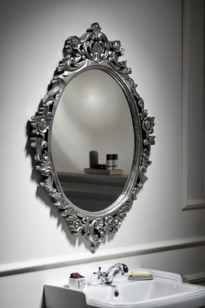Sapho DESNA keretes tükör, 80x100cm, ezüst (IN344)