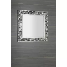   Sapho ZEEGRAS fali tükör 90x90 cm antik ezüst színű fa kerettel IN401