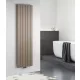 Sapho Colonna fürdőszobai acél radiátor 450x1800 mm bézs színben, modern I-formájú designnal.