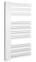 Sapho Altalena fürdőszobai radiátor 600x1210 mm, fehér IR173