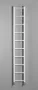 Sapho Dina fürdőszobai radiátor 250x1680 mm, fehér IR377TW