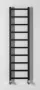 Sapho Metro Light fürdőszobai radiátor 30x114 cm, matt fekete IR444TB