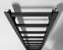 Sapho Metro Light fürdőszobai radiátor 30x114 cm, matt fekete IR444TB