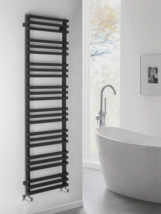 Sapho Fantina fürdőszobai radiátor 500x1647 mm, matt fekete IR515