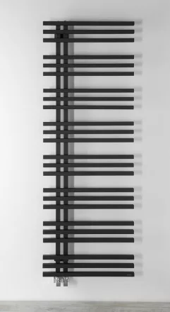 Sapho Sophina acél fürdőszobai radiátor 600x1647 mm, matt fekete IR704