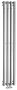 Sapho Pilon fürdőszobai radiátor 270x1800 mm, króm IZ120T
