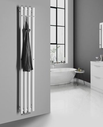 Sapho Pilon fürdőszobai radiátor 270x1800 mm, matt fehér IZ121