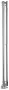 Sapho Pilon fürdőszobai radiátor 122x1800 mm, króm IZ123T