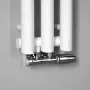 Sapho Pilon fürdőszobai radiátor 196x1800 mm három akasztóval, matt fehér IZ127T