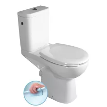   Sapho Etiuda hátsó kifolyású Rimless monoblokkos kerámia WC 37,5x67,5 cm mozgáskorlátozottaknak, fehér K11-0221