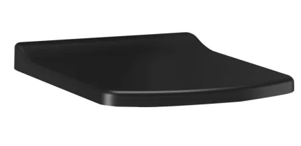 Sapho Lara vékonyított duroplast WC ülőke Soft-Close mechanizmussal, matt fekete színben.