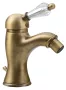 Sapho Kirké egykaros bidé csaptelep automata leeresztővel, kristály karral, bronz KI03KB