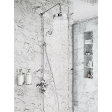 Sapho termosztátos zuhanyrendszer, króm KI139