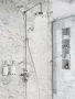 Sapho termosztátos zuhanyrendszer, króm KI139