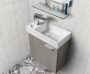 Sapho LATUS IX fürdőszobabútor szett, ezüst tölgy KSET-027