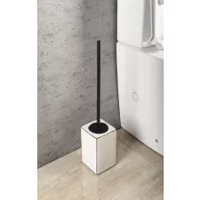 Sapho Lucrezia WC-kefetartó, fehér LC33
