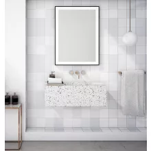 Sapho Gano tükör LED világítással 60x80 Fekete LG260