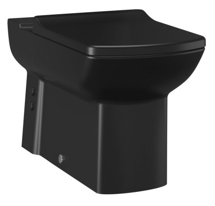 Sapho Lara vario kifolyású monoblokk kerámia WC csésze, matt fekete LR360-11SM00E