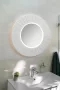 Sapho Lumiro Strip tükör LED világítással 75 cm, matt fehér kivitelben