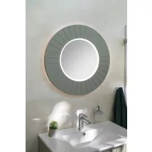 Sapho Lumiro Strip tükör LED világítással 90 cm, verde kivitelben