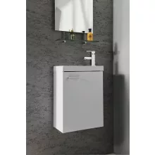  Sapho Latus X fali mosdótartó szekrény 39,4x50x22 cm, fehér LT110-3030