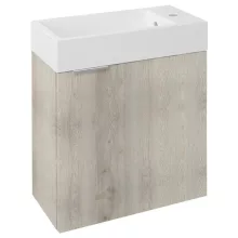   Sapho Latus IV fali mosdótartó szekrény 50x50x25 cm, balos/jobbos, mokka tölgy LT410-1212