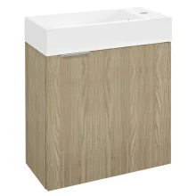   Sapho Latus IV mosdótartó szekrény 50x50x25 cm, balos/jobbos, bardini szilva LT410-1313