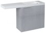 Sapho Latus VI mosdótartó szekrény 50x50x22 cm, jobbos, ezüst tölgy LT610-1111