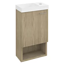   Sapho Latus XI fali mosdótartó szekrény 30x53x16,5 cm, bardini szilva LT711-1313