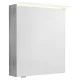 Sapho Linex tükrös szekrény LED világítással 60x70x15 cm, jobbos/balos kivitel, ezüst tölgy LX060-0011
