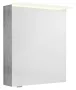 Sapho Linex tükrös szekrény LED világítással 60x70x15 cm, jobbos/balos kivitel, ezüst tölgy LX060-0011