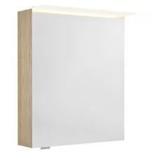   Sapho Linex tükrös szekrény LED világítással 60x70x15 cm, jobbos/balos kivitel, bardíni szilva LX060-0013
