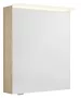 Sapho Linex tükrös szekrény LED világítással 60x70x15 cm, jobbos/balos kivitel, bardíni szilva LX060-0013