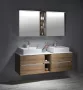 Sapho Linex tükrös szekrény LED világítással 60x70x15 cm, jobbos/balos kivitel, rusztikus fenyő LX060-0016