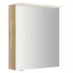 Sapho Linex tükrös szekrény LED világítással 60x70x15 cm, jobbos/balos kivitel, alabama tölgy LX060-0022