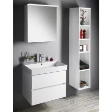   Sapho Linex tükrös szekrény LED világítással 60x70x15 cm, jobbos/balos kivitel, fényes fehér LX060-0030