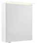 Sapho Linex tükrös szekrény LED világítással 60x70x15 cm, jobbos/balos kivitel, fényes fehér LX060-0030