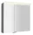 Sapho Linex tükrös szekrény LED világítással 80x70x15 cm, ezüst tölgy LX080-0011
